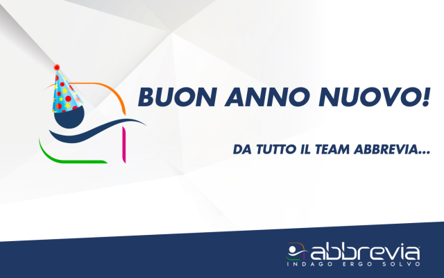 Buon anno nuovo da tutto il Team Abbrevia